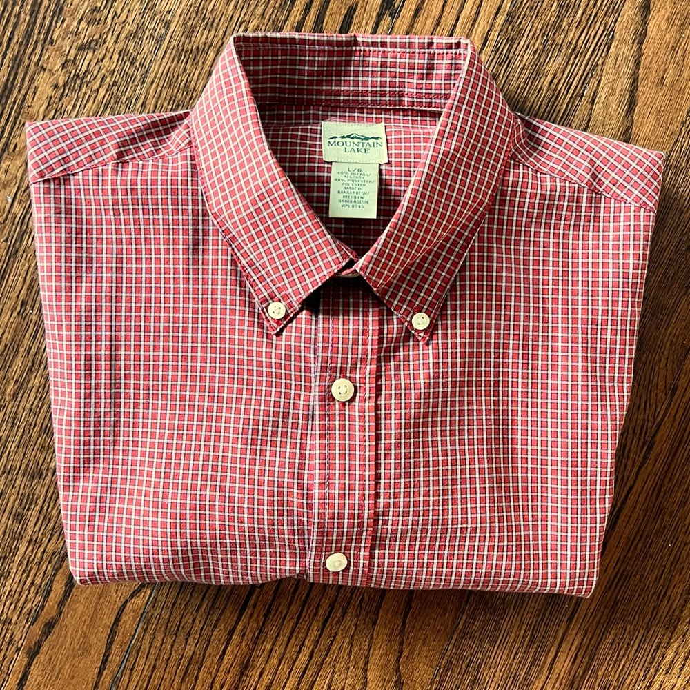 Mens’ Mountain Lake Button Down Shirt